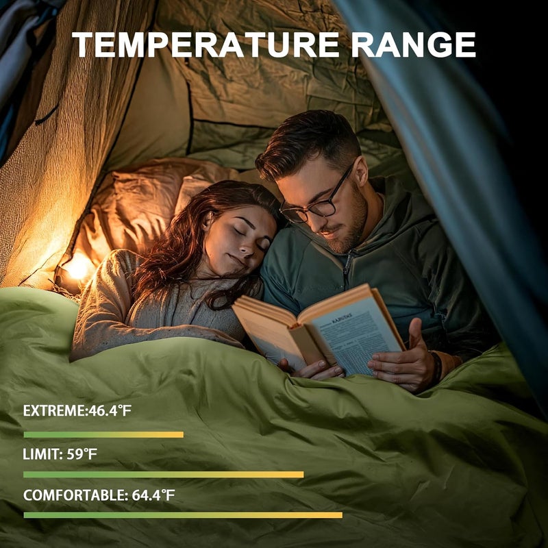 TANSTRIDER Ultralight Warm Weather Sleeping Bag - Portable, Waterproof, Compact Lightweight, Comfort with Compression Sack - Great for Outdoor Camping, Backpacking & Hiking - Image 4